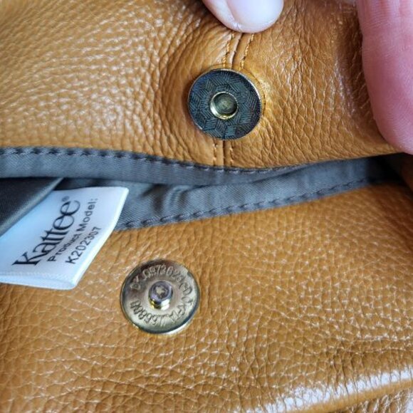 KATTEE Soft Leather Tote Bag Shoulder Bag Brown - Picture 10 of 11